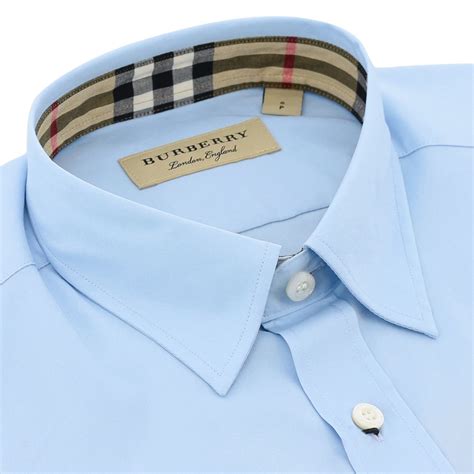 camicia burberry azzurra uomo|Camicie Burberry da uomo .